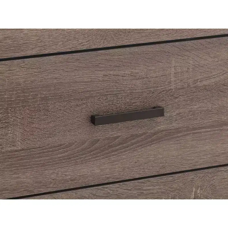 Rectangle 4-Drawer Dresser with Pull Handles and Wide Top Surface