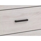Cassettiera rettangolare a 4 cassetti con maniglie e superficie superiore ampia