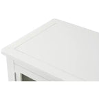 Credenza con Vano Contenitore e Scaffale Inferiore per Soggiorno, Bianca