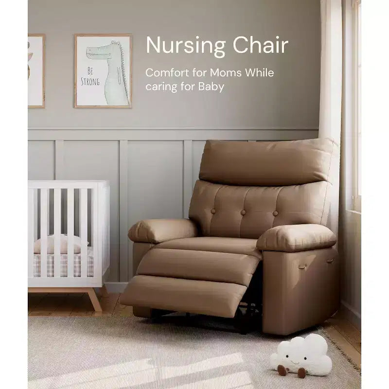 Swivel Recliner Chair with Side Pocket