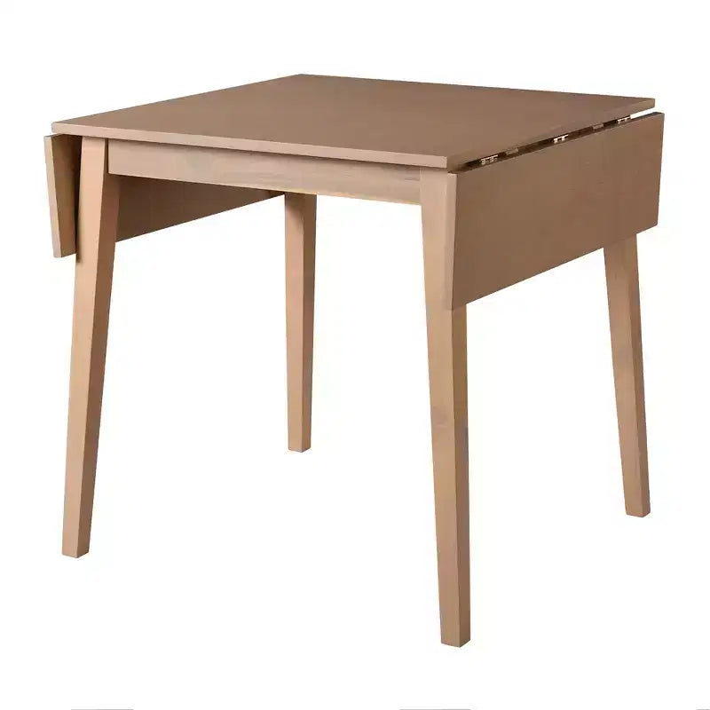 Rectangular Extendable Dining Table with Rubberwood Legs