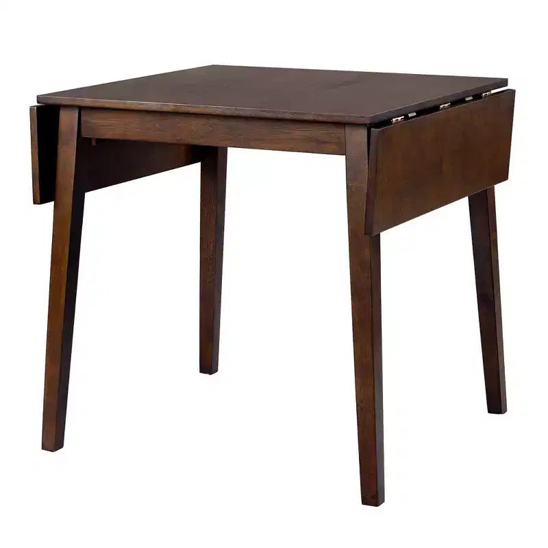 Rectangular Extendable Dining Table with Rubberwood Legs