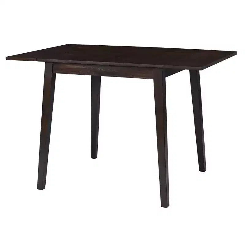 Rectangular Extendable Dining Table with Rubberwood Legs