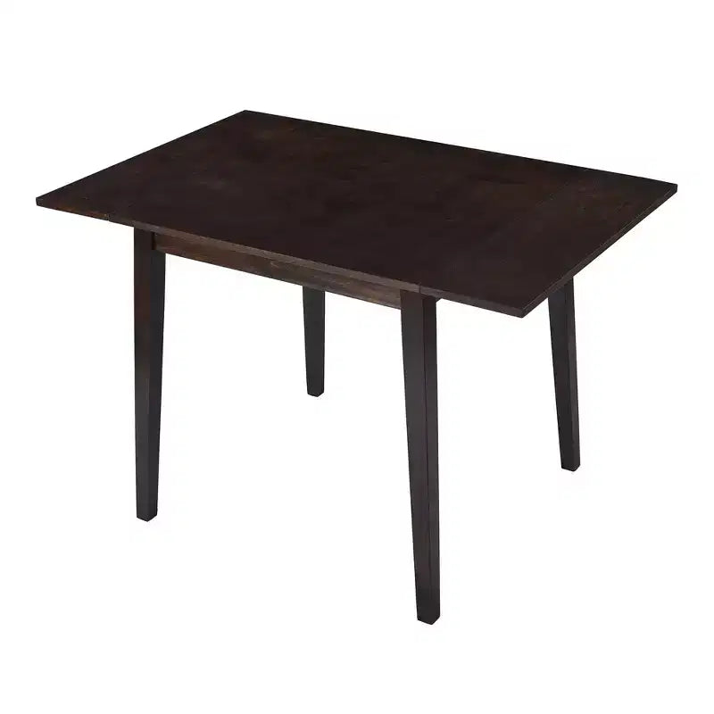Rectangular Extendable Dining Table with Rubberwood Legs