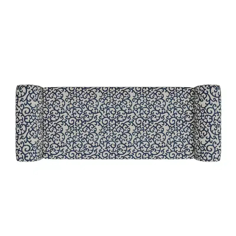 Rolled Arm Storage Ottoman Bench