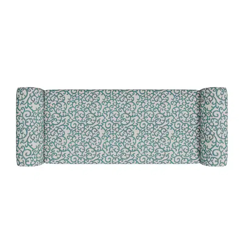 Rolled Arm Storage Ottoman Bench