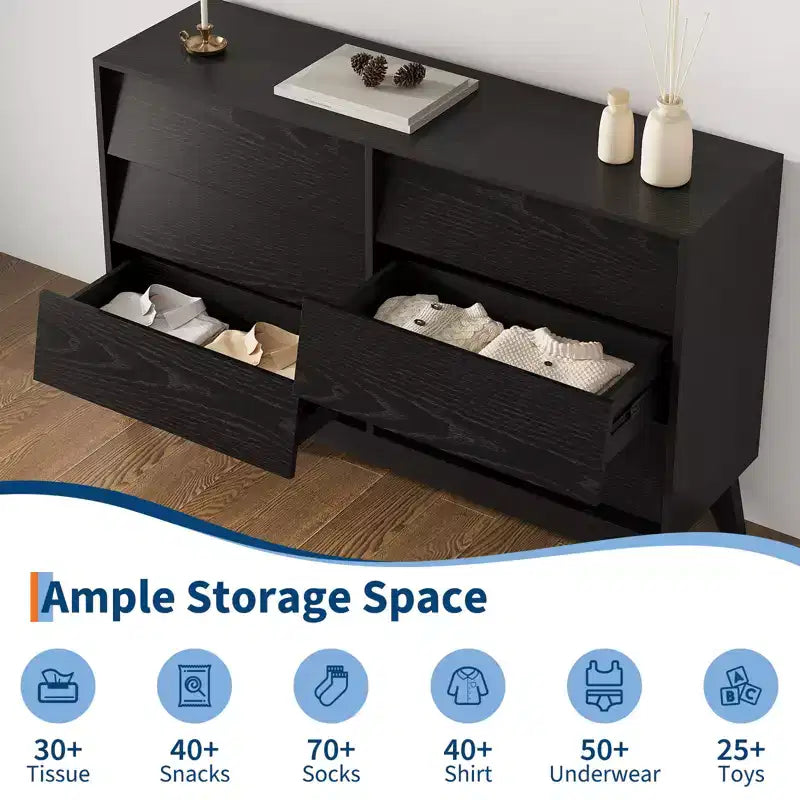 6-Drawer Slant Storage Cabinet