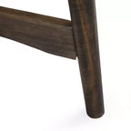 Tavolino rotondo in legno, stile moderno di metà secolo