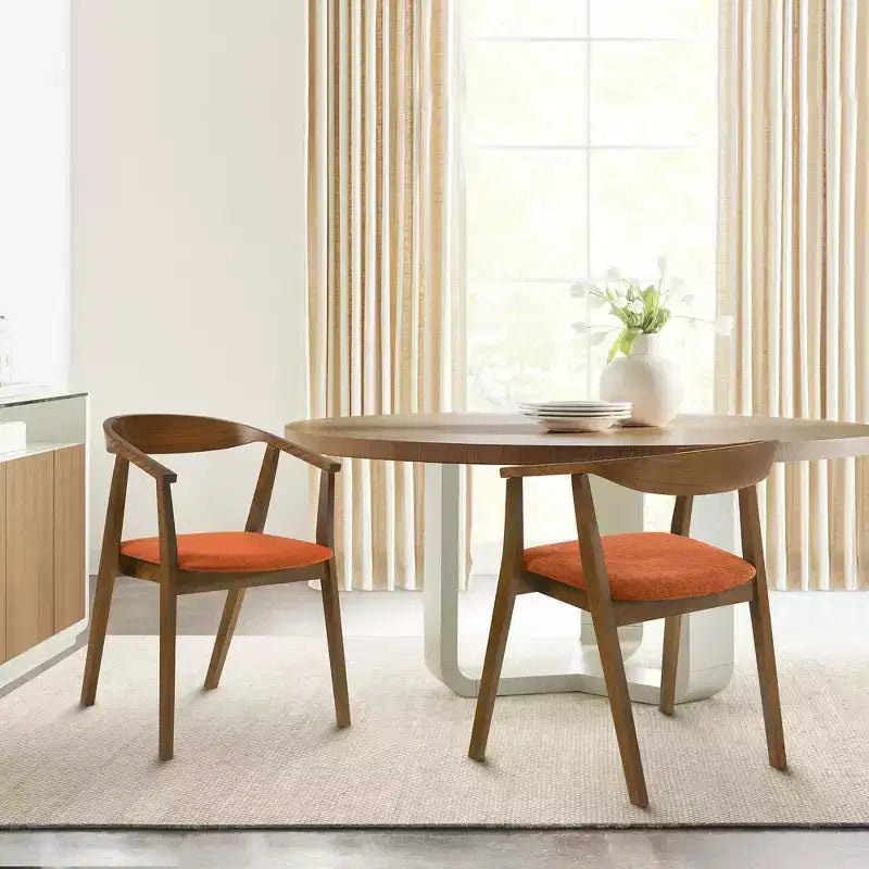 Santana Wood Dining Chair - Set of 2