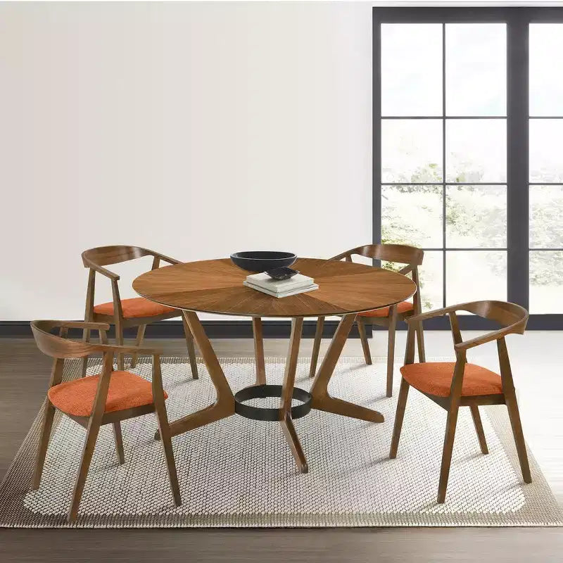 Santana Wood Dining Chair - Set of 2