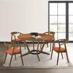 Sedia da pranzo Santana in legno - Set da 2