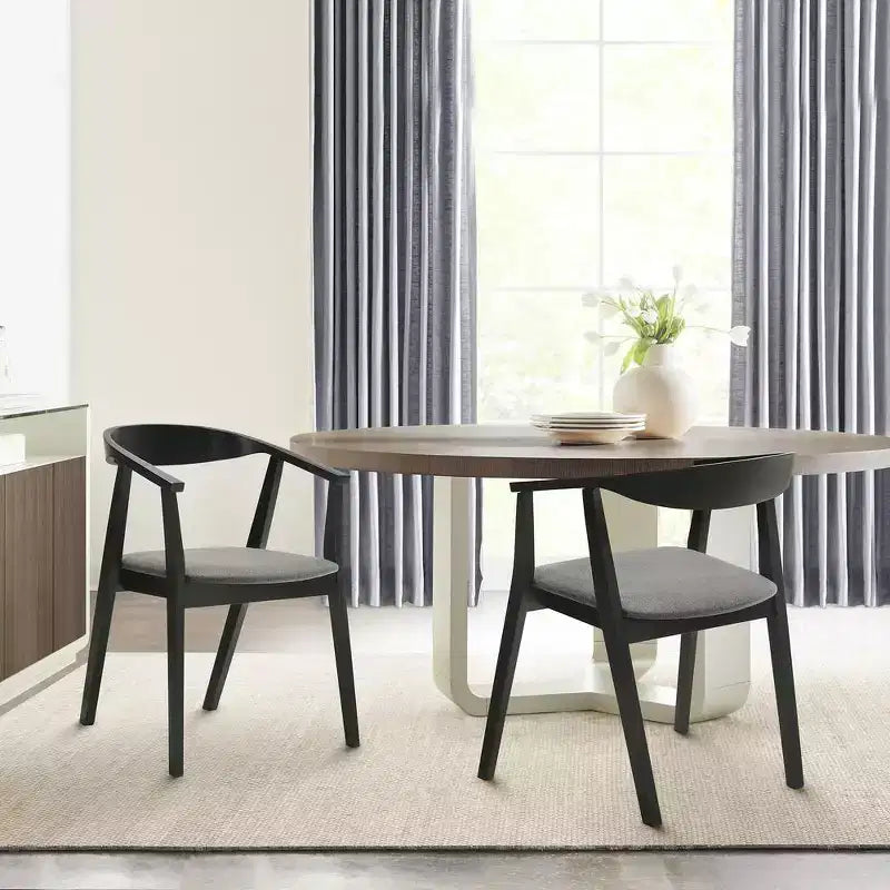Santana Wood Dining Chair - Set of 2