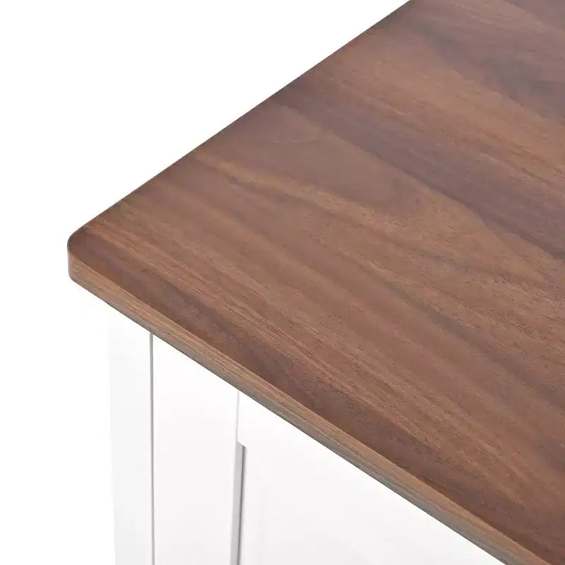 Modern Storage Cabinet with 4 Drawers – Tall Wood Design for Living Room or Hallway, Ivory White