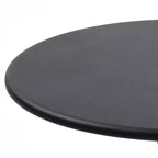 Tavolino Rotondo in Metallo con Base Stile Vintage