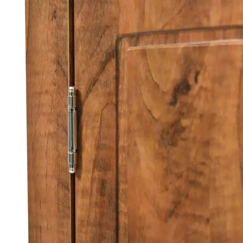 Triangle Corner Bathroom Cabinet with Adjustable Shelves