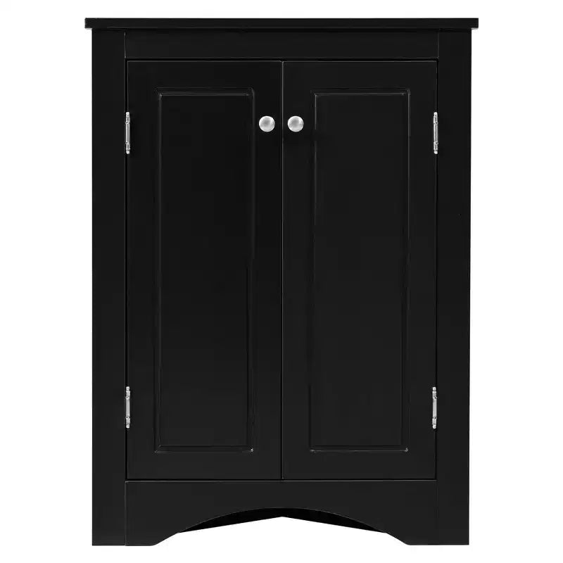 Triangle Corner Bathroom Cabinet with Adjustable Shelves