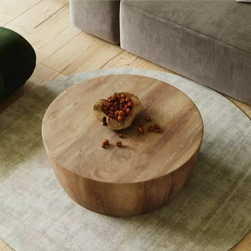Round Industrial Coffee Table