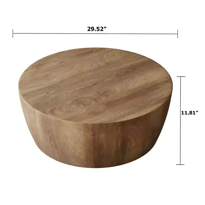Round Industrial Coffee Table