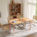 Solid Wood Dining Table, Rectangular Kitchen Table for Dining Room