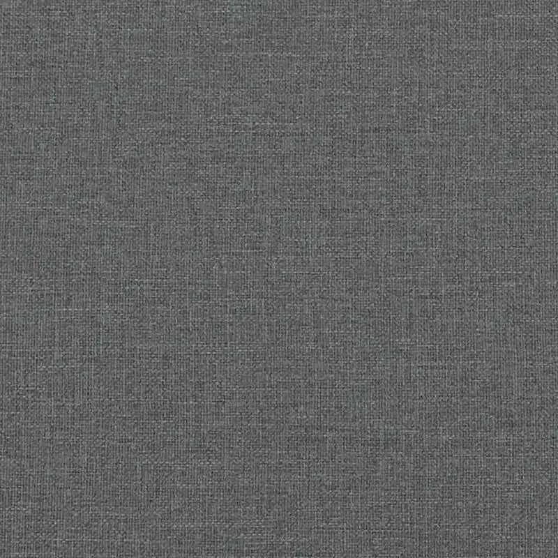 Twin XL Platform Bed Frame – Dark Grey Upholstered, No Headboard