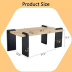 Tavolino basso con piano in MDF