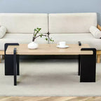 Tavolino basso con piano in MDF