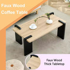 Tavolino basso con piano in MDF