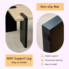 Tavolino basso con piano in MDF