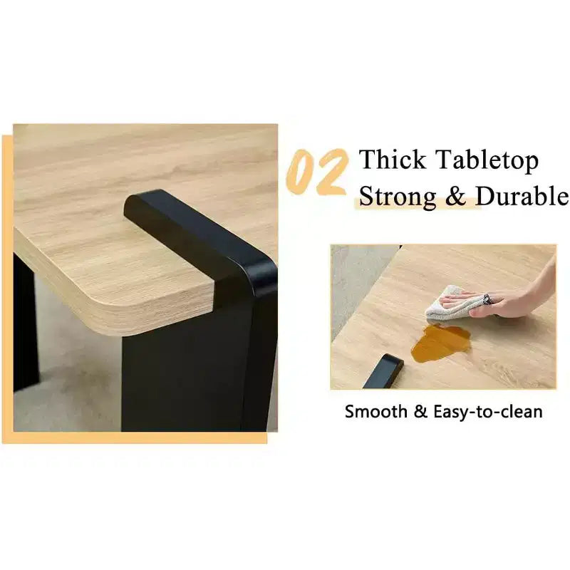 Low Floor Coffee Table with MDF Top