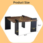 Tavolino basso con piano in MDF