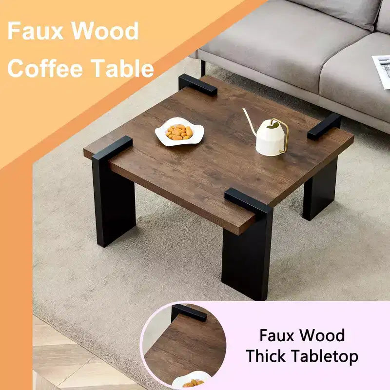 Low Floor Coffee Table with MDF Top