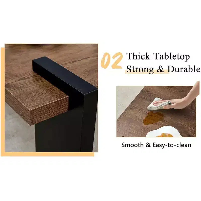 Low Floor Coffee Table with MDF Top