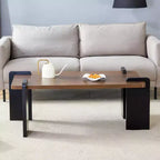 Tavolino basso con piano in MDF