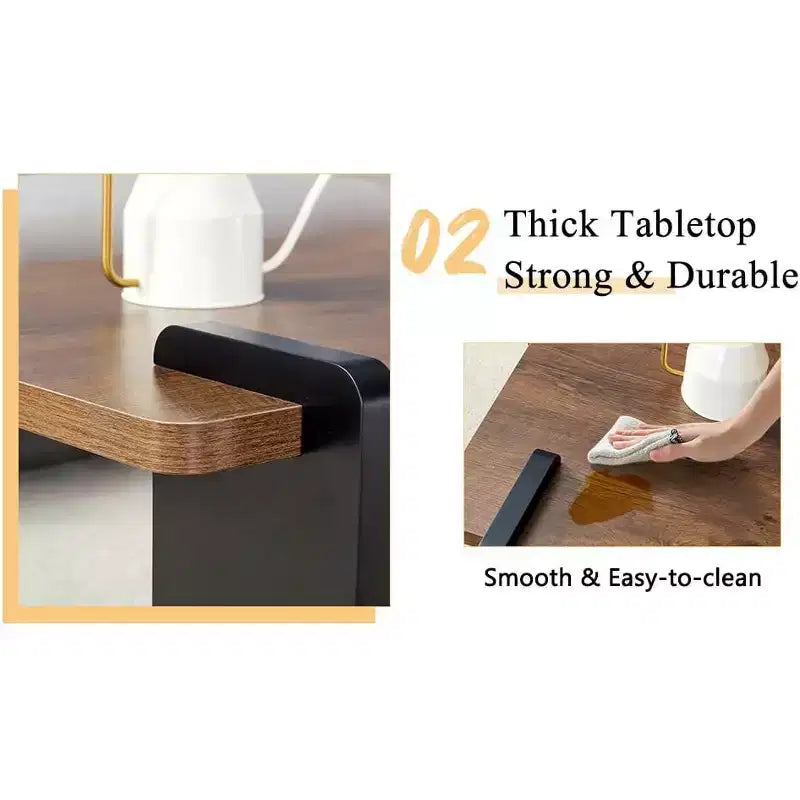 Low Floor Coffee Table with MDF Top