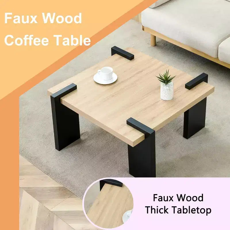 Low Floor Coffee Table with MDF Top