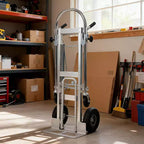 Carrello manuale e carrello a piattaforma convertibili, portata 317 kg