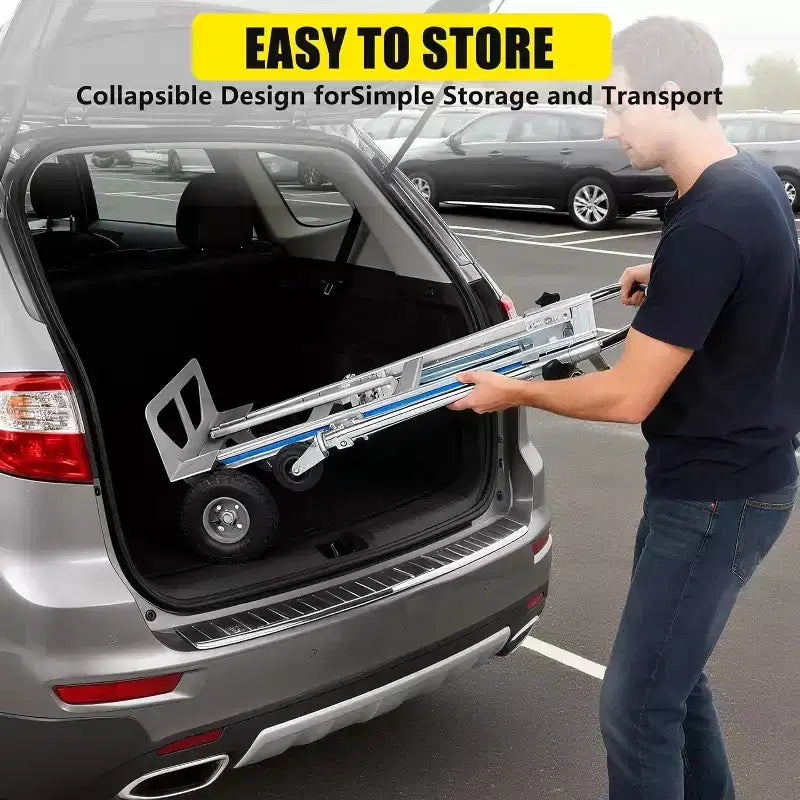 Convertible Hand Truck and Platform Cart, 700 lbs Capacity