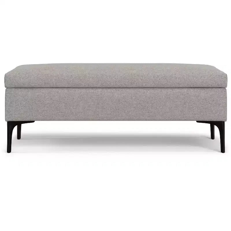 48 inch Wide Rectangle Large Coffee Table Storage Ottoman with Lift-Up Lid