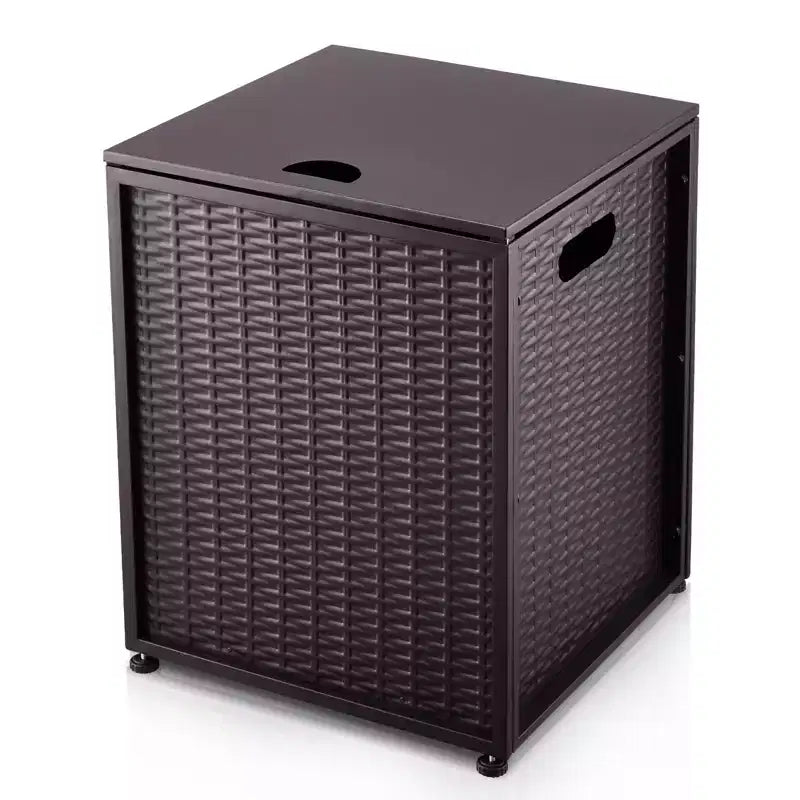 Outdoor Gas Cylinder Storage Table with Flat Top
