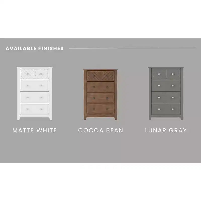 4-Drawer Dresser for Nursery or Bedroom