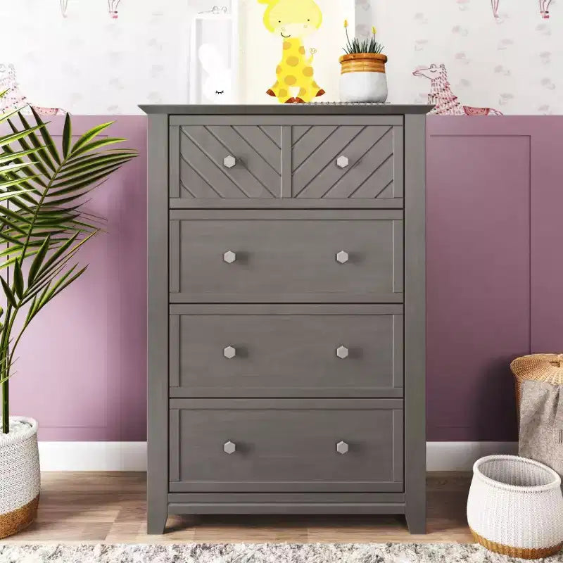 4-Drawer Dresser for Nursery or Bedroom