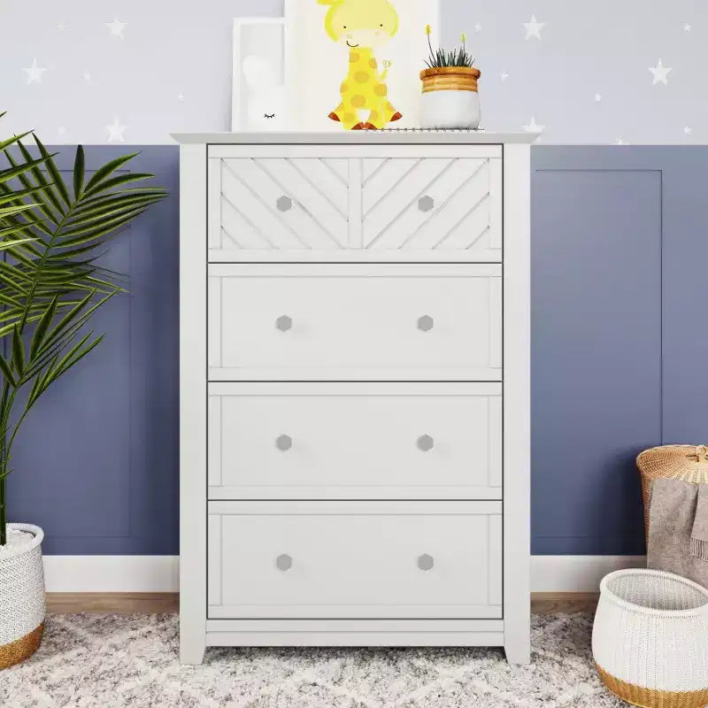4-Drawer Dresser for Nursery or Bedroom
